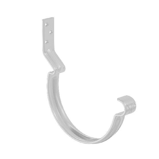 Водосток Aquasistem, система 125x90 - Крюк крепления желоба короткий RR 20 Мраморно-белый купить в Одинцово