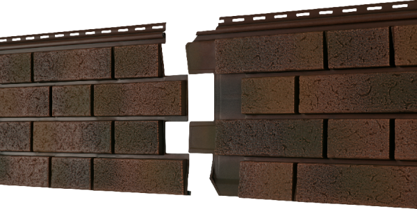 Фасадная панель Ю-пласт Стоун Хаус S-Lock Клинкер Нордик глина купить в Одинцово