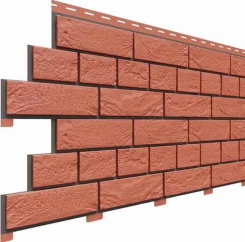 Фасадная панель Доломит Кирпич Славянка Красный купить в Одинцово