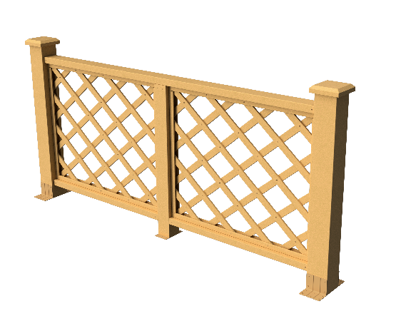 Ограждения декоративное ДПК GRINDERDECO Ламбет песчаник купить в Одинцово