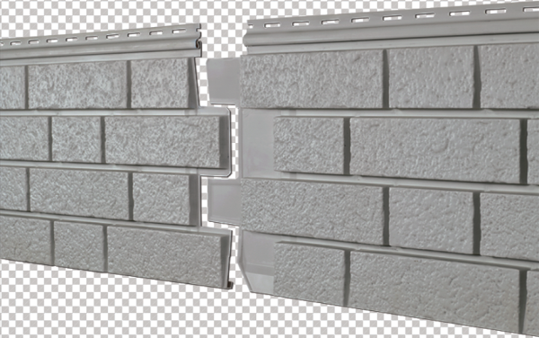 Фасадная панель Ю-пласт Стоун Хаус S-Lock Клинкер Нордик дым купить в Одинцово