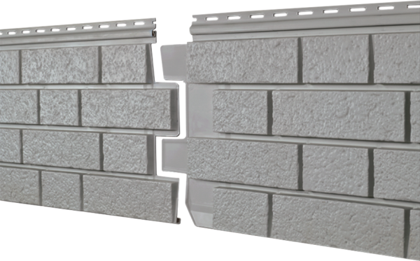 Фасадная панель Ю-пласт Стоун Хаус S-Lock Клинкер Нордик дым купить в Одинцово