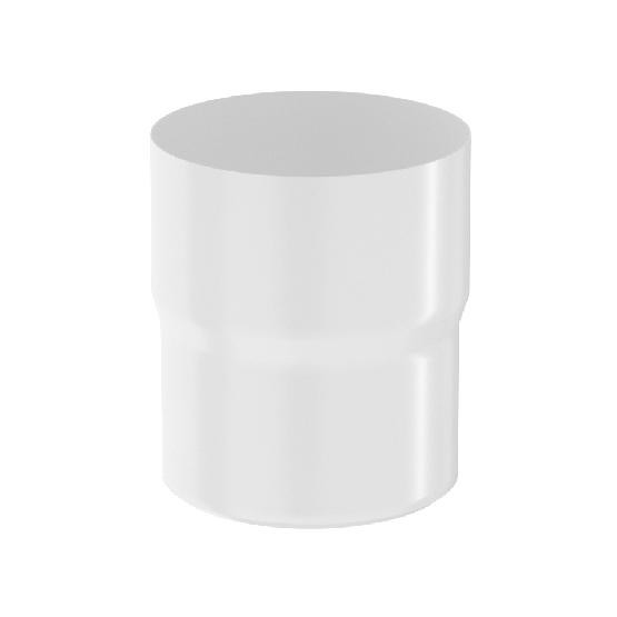 Водосток Aquasistem, система 125x90 - Соединитель трубы RR 20 Мраморно-белый купить в Одинцово