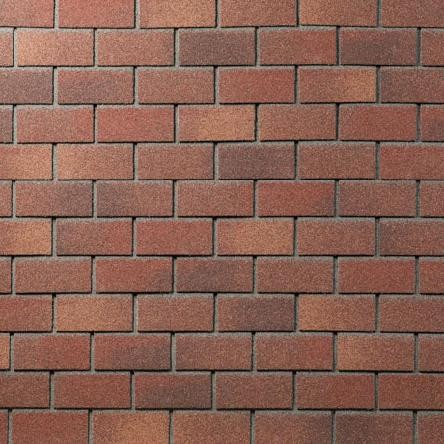 Фасадная плитка битумная, Технониколь HAUBERK кирпич Терракотовый купить в Одинцово