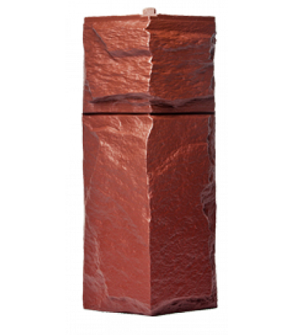 Угол T-Сайдинг-Гранит Леон Красный купить в Одинцово