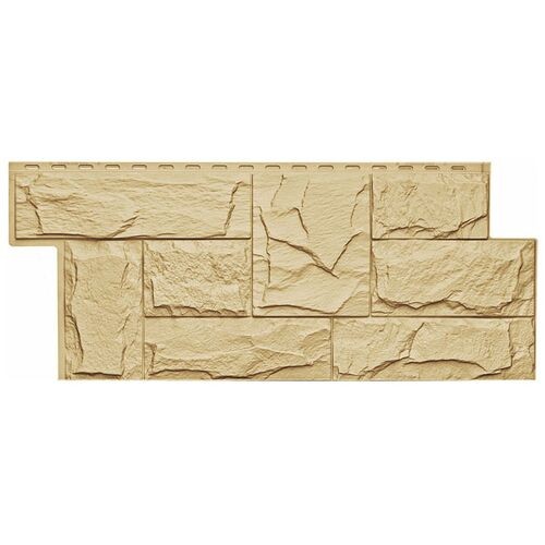 Фасадная панель T-Сайдинг- Гранит Леон ЭКО-1 Амбер купить в Одинцово