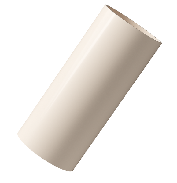 Труба водосточная 3м Docke Lux ПВХ Латте купить в Одинцово