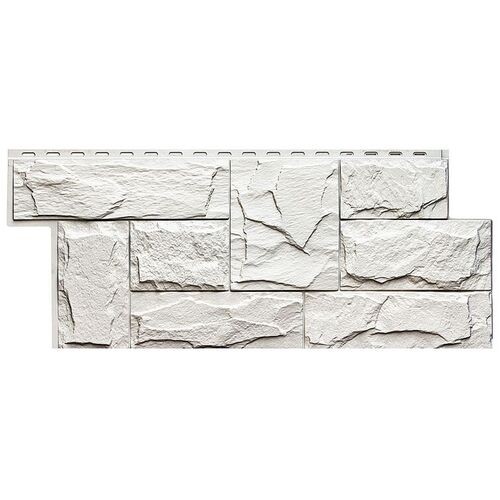 Фасадная панель T-Сайдинг- Гранит Леон ЭКО-1 Уайт купить в Одинцово