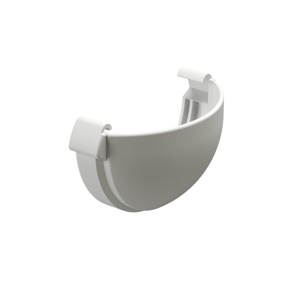 Заглушка желоба Docke Lux ПВХ Пломбир купить в Одинцово