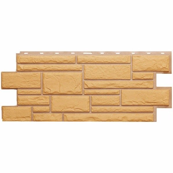 Фасадная панель Техоснастка, Камень Дикий, Бежевый купить в Одинцово