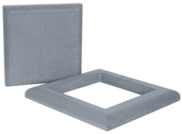 Комплект крышка и юбка ДПК для столба Polivan SINGARAJA серый купить в Одинцово