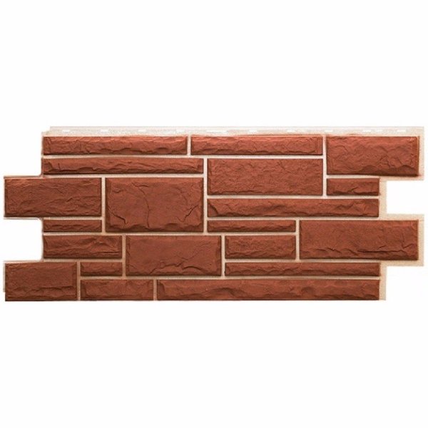 Фасадная панель Техоснастка, Камень Дикий, Коричневый купить в Одинцово