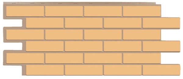 Фасадная панель T-Сайдинг - Кирпич Модерн Бежевый купить в Одинцово
