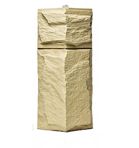 Угол T-Сайдинг-Гранит Леон Желтый купить в Одинцово