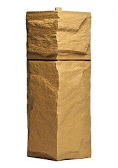 Угол T-Сайдинг-ЭКО-1 Гранит Леон - Крем купить в Одинцово