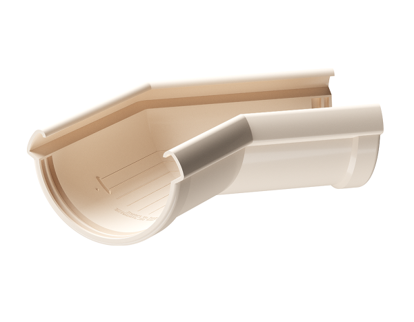 Угол желоба 135° Docke Lux ПВХ Латте купить в Одинцово