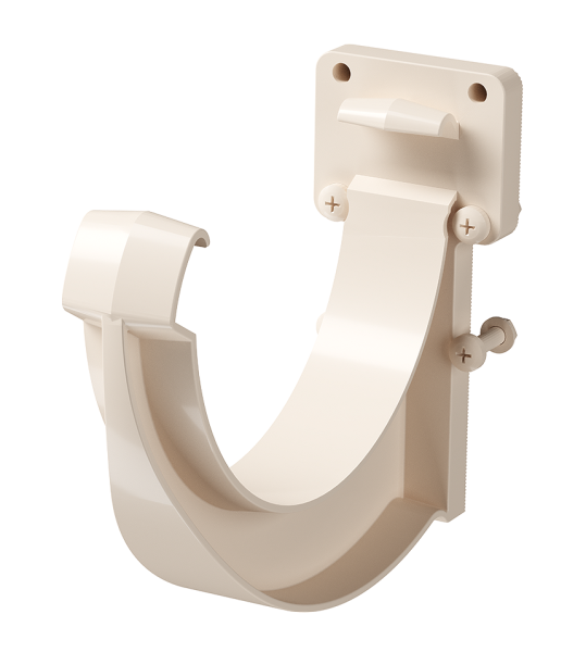 Кронштейн желоба Docke Lux ПВХ Латте купить в Одинцово