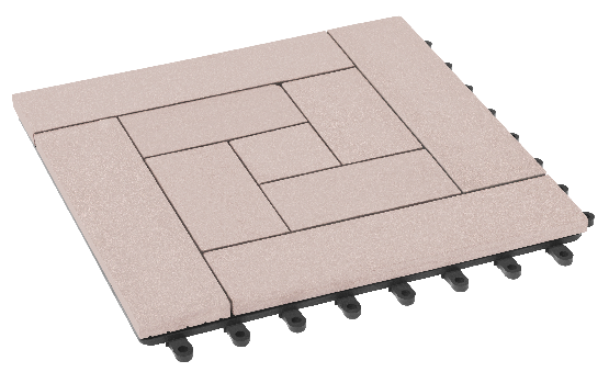 Модульный паркет ДПК GRINDERDECO Люкс 10 Выбеленный дуб купить в Одинцово