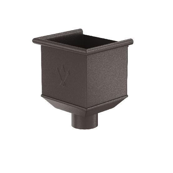 Водосток Aquasistem, Система 125x90 - Водосборная воронка RR 32 Тёмно-коричневый matt купить в Одинцово