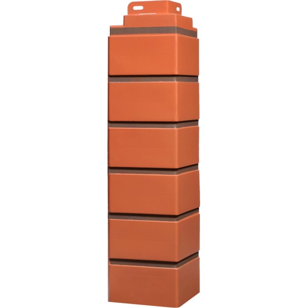 Угол Фасайдинг Серия  «Кирпич клинкерный» Керамический купить в Одинцово