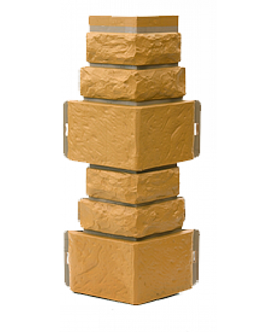 Угол T-Сайдинг-Дикий Камень Бежевый купить в Одинцово