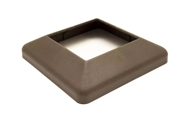 Крышка нижняя ПВХ для столба Deckart 100х100 Венге купить в Одинцово