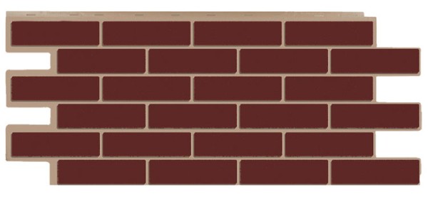Фасадная панель T-Сайдинг - Кирпич Модерн Коричневый купить в Одинцово