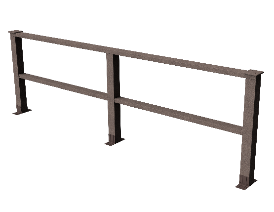 Ограждения декоративное ДПК GRINDERDECO Ковбойская изгородь венге купить в Одинцово