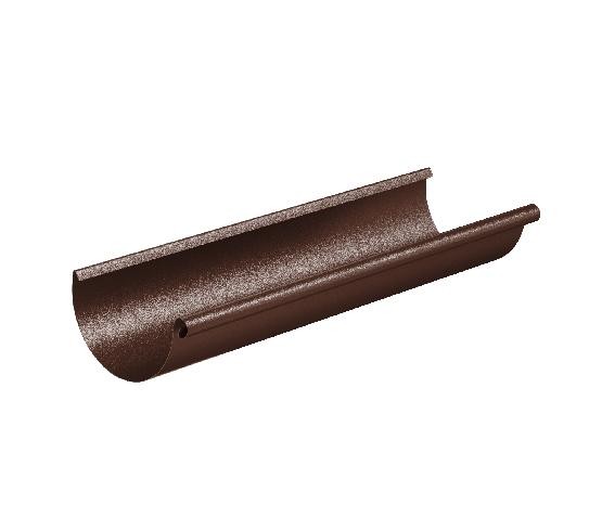 Водосток Aquasistem, Система 125x90 - Желоб водосточный 3 метра RAL 8017 Коричневый matt купить в Одинцово