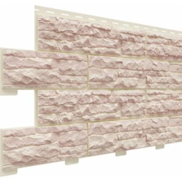 Фасадная панель Доломит Скалистый риф Люкс Жемчуг купить в Одинцово