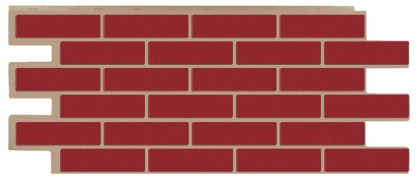 Фасадная панель T-Сайдинг - Кирпич Модерн Красный купить в Одинцово