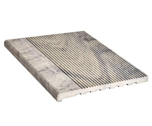 Ступень ДПК Dortmax бело-серая купить в Одинцово