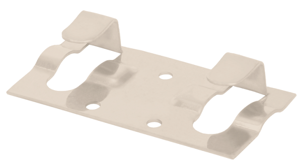 Кляймер стартовый Grinder для монтажа наличника белый купить в Одинцово