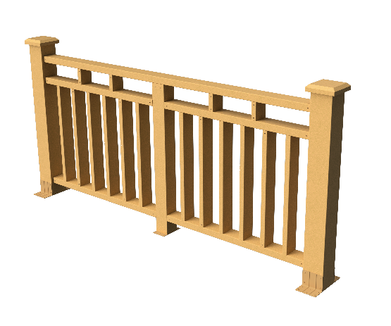 Ограждения декоративное ДПК GRINDERDECO Европа песчаник купить в Одинцово