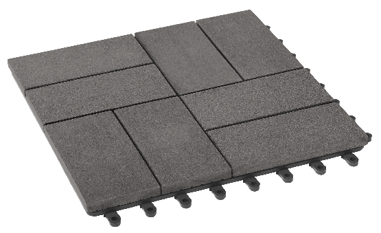 Модульный паркет ДПК GRINDERDECO Люкс 9 Серый базальт купить в Одинцово