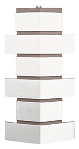 Угол T-Сайдинг - Кирпич Модерн Белый купить в Одинцово