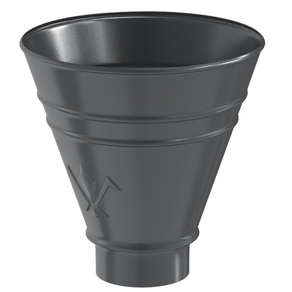 Водосток Aquasistem, система 150x100 - Воронка водосборная круглая RR 23 Маренго купить в Одинцово