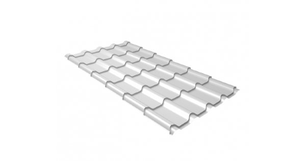 Металлочерепица камея GL 0,5 Quarzit RAL 9003 сигнальный белый купить в Одинцово