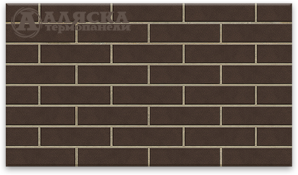 Фасадные Термопанели Аляска Amsterdam brown купить в Одинцово