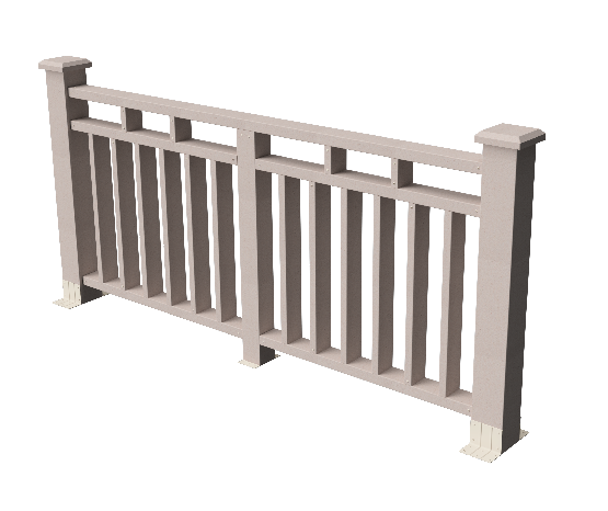 Ограждения декоративное ДПК GRINDERDECO Европа выбеленый дуб купить в Одинцово