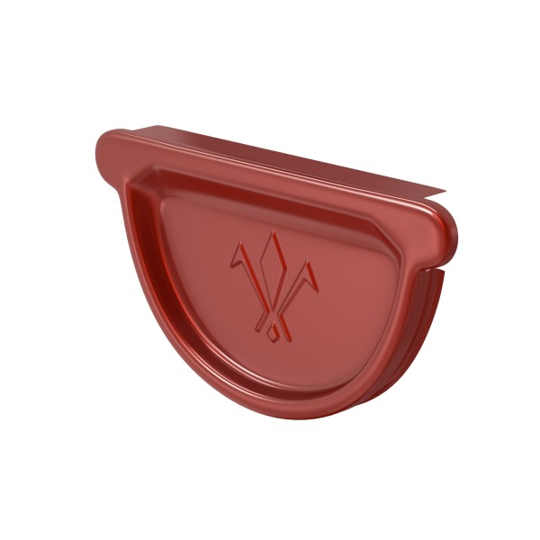 Водосток Aquasistem, система 150x100 - Заглушка универсальная с резиновым уплотнителем RR 29 Бургундский купить в Одинцово