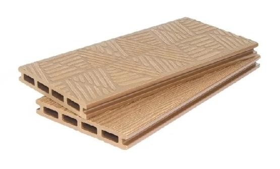 Террасная доска ДПК POLIVAN GROUP 3D+3D NEW пустотелая двухсторонняя DENPASAR Песочный купить в Одинцово