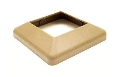 Крышка нижняя ПВХ для столба Deckart 125х125 Орех