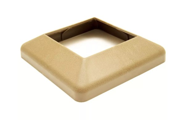 Крышка нижняя ПВХ для столба Deckart 125х125 Орех купить в Одинцово