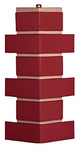 Угол T-Сайдинг - Кирпич Модерн Красный купить в Одинцово