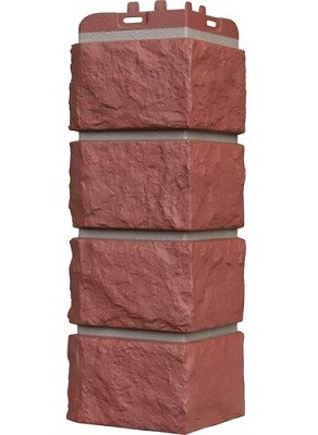 Угол наружный Grand Line Колотый Камень Корица, Шов темно-бежевый купить в Одинцово