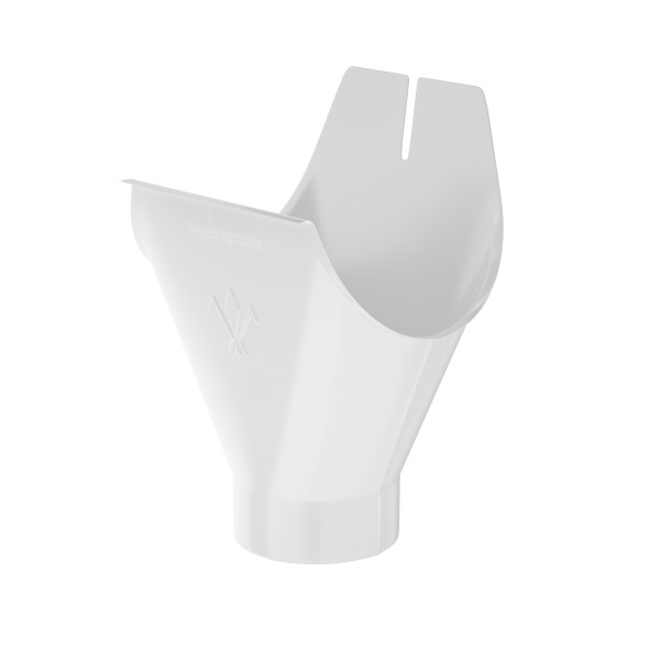 Водосток Aquasistem, система 125x90 - Воронка желоба RAL 9003 Белый купить в Одинцово