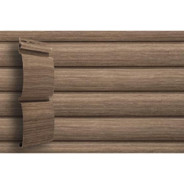 Виниловый сайдинг Grand Line Tundra Блок-хаус - Кедр купить в Одинцово