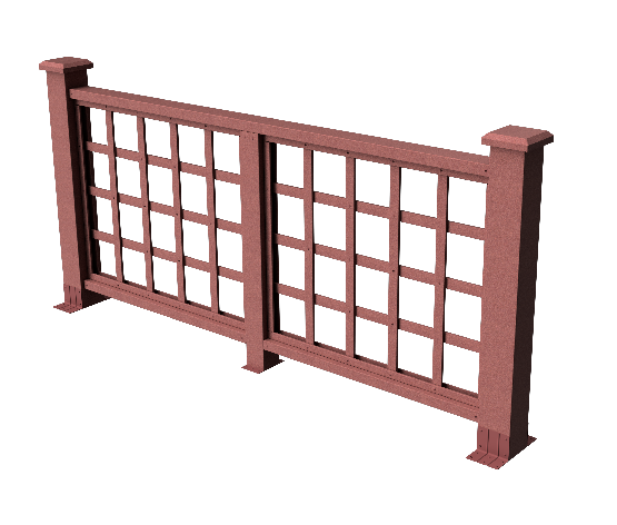 Ограждения декоративное ДПК GRINDERDECO Дувр мербау купить в Одинцово