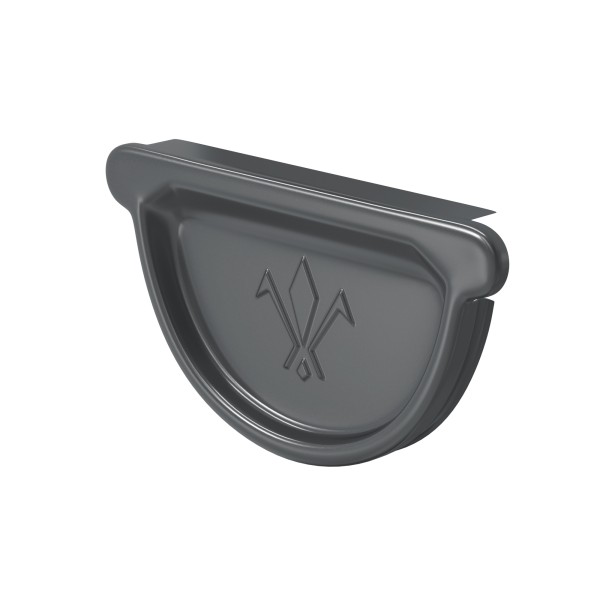 Водосток Aquasistem, система 150x100 - Заглушка универсальная с резиновым уплотнителем RR 23 Маренго купить в Одинцово